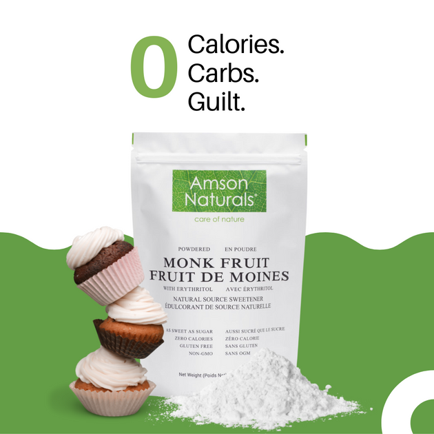 Monk Fruit Sweetener Powdered Amson Naturals