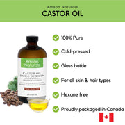 Castor oil (glass bottle)