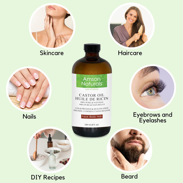 Castor oil (glass bottle)