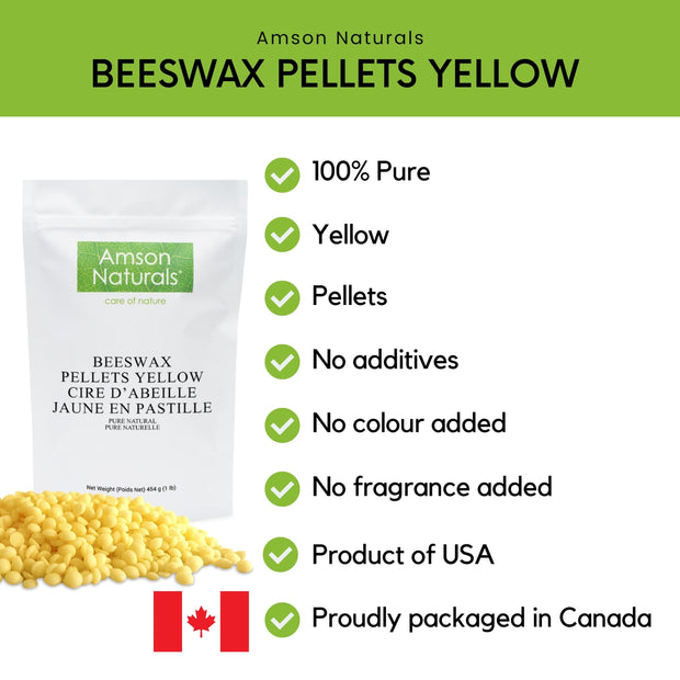 Beeswax Pellets (Yellow)